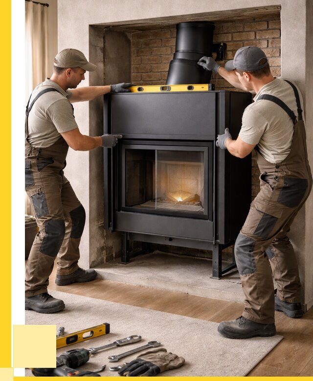 Установка каминных топок в Геленджике под ключ от 18709 р. | ЭриданГлн