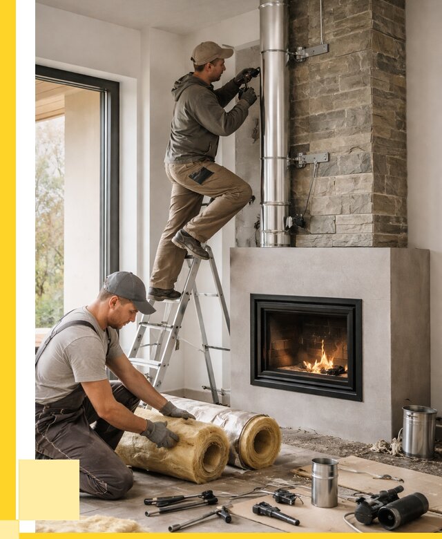 Монтаж дымоходов для каминов в Геленджике от 15591 р. ЭриданГлн