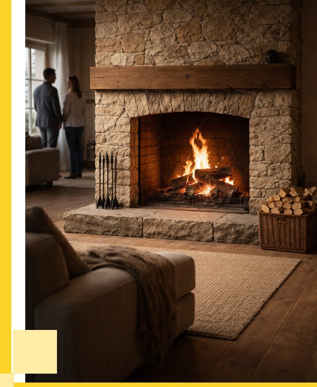 Открытые камины под ключ в Геленджике от 155910 р. ЭриданГлн