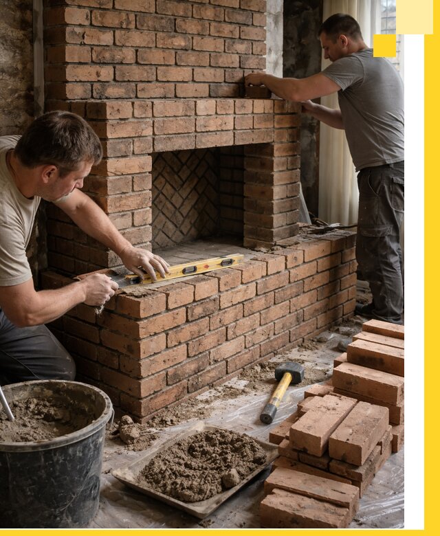 Изготовление и установка кирпичных каминов в Геленджике