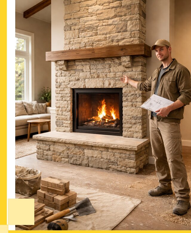 Камины под ключ в Геленджике от 187092 р. | ЭриданГлн — установка