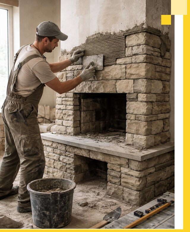 Строительство каминов под ключ в Геленджике от проектирования до монтажа