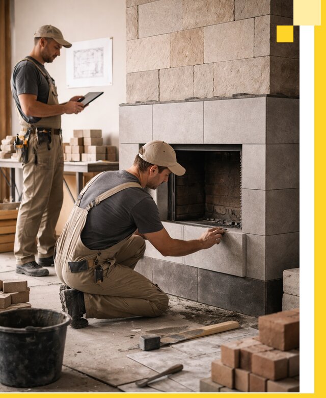 Индивидуальные проекты каминов и каминных систем в Геленджике