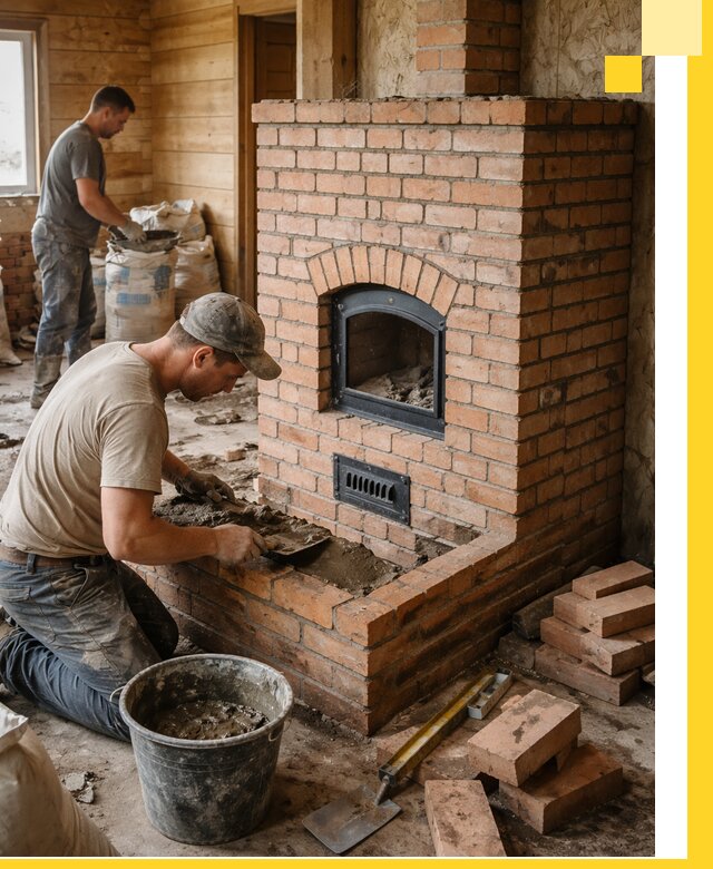 Профессиональное строительство печей в Геленджике под ключ