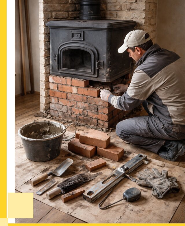 Ремонт печей в Геленджике от 12473 р., услуги печника ЭриданГлн