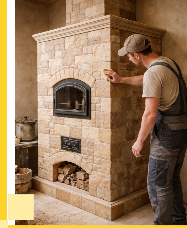 Облицовка печей в Геленджике от 4677 р. под ключ | ЭриданГлн