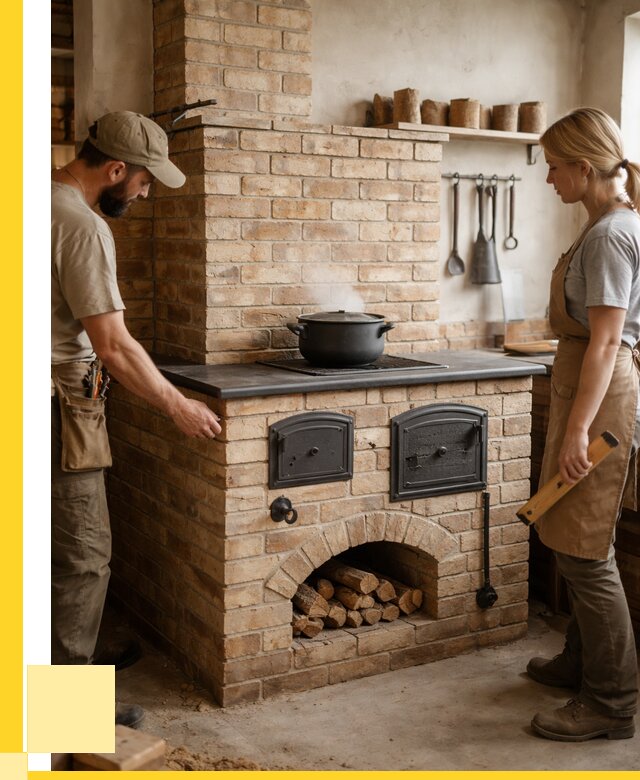 Варочно отопительные печи в Геленджике от 93546 р. | ЭриданГлн