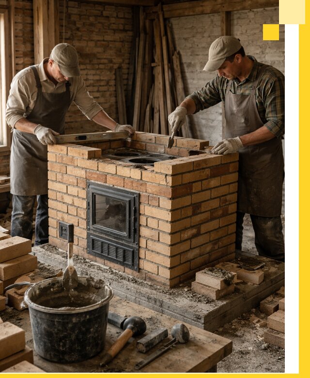 Изготовление и установка варочных печей под ключ в Геленджике