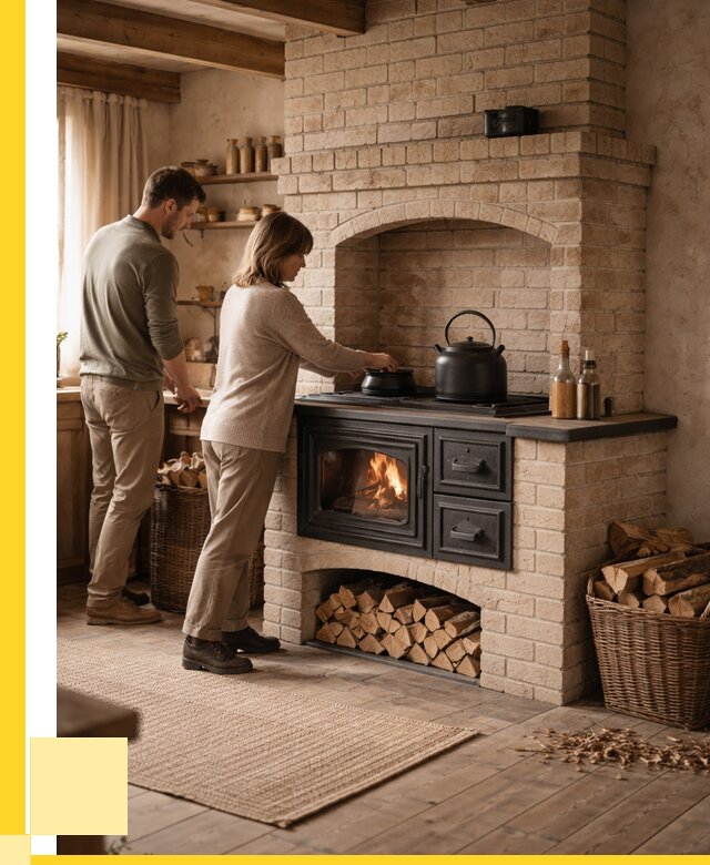 Печи с плитой в Геленджике от 46773 р. | ЭриданГлн — кирпичная печь