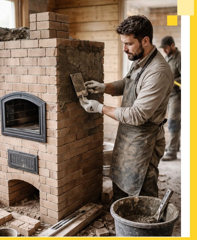 Изготовление и установка печей-шведок под ключ в Геленджике