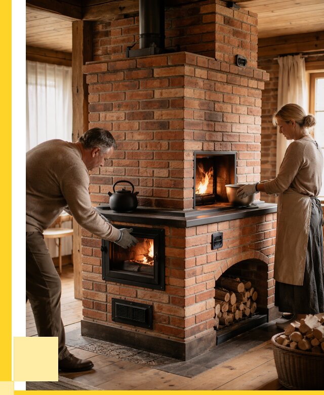 Печи для загородного дома под ключ в Геленджике от 83152 р. | ЭриданГлн