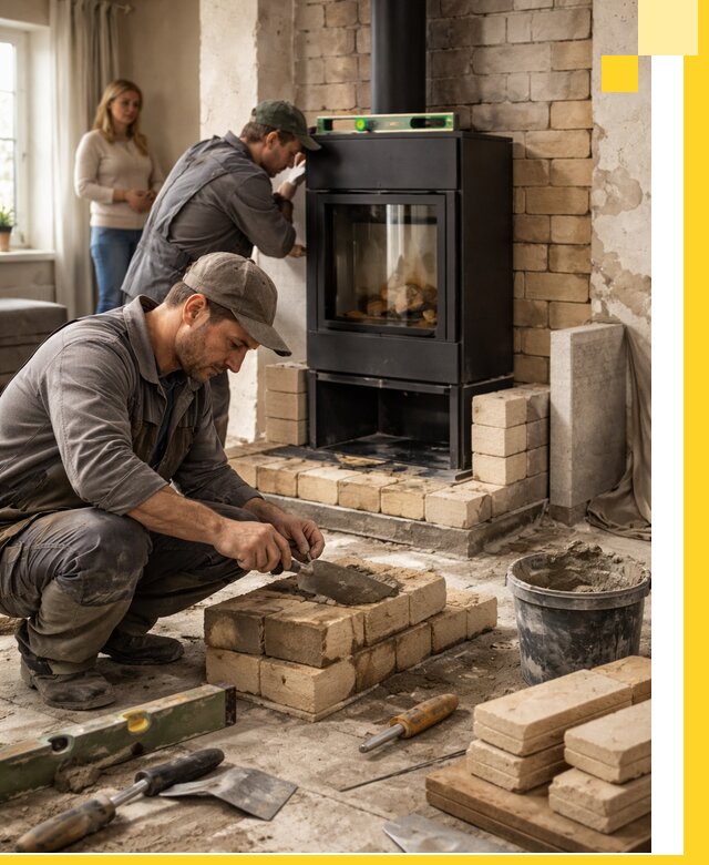 Печи и камины под ключ: проект, установка в Геленджике