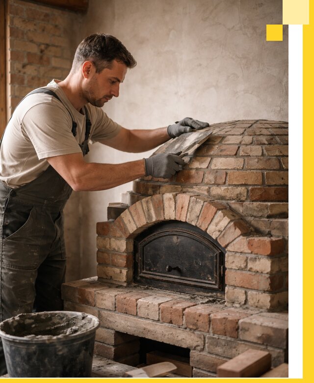 Изготовление и монтаж помпейских печей на заказ в Геленджике