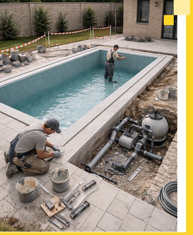 Строительство бассейнов под ключ в Геленджике: проекты и монтаж