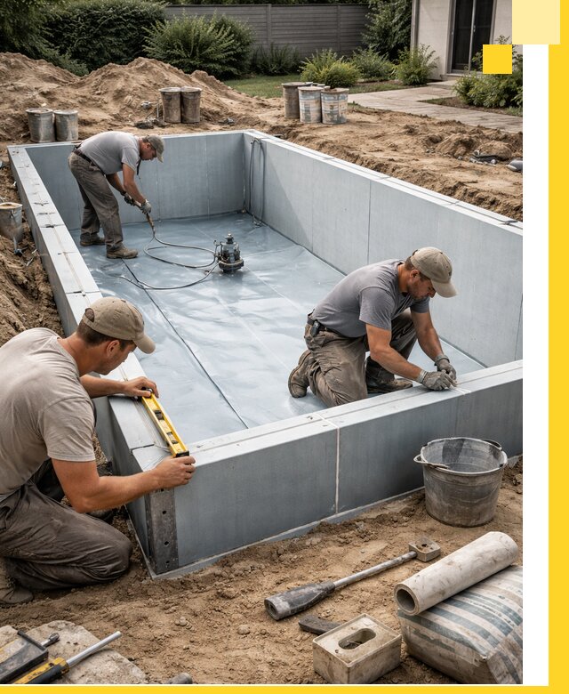 Профессиональный монтаж бассейнов под ключ в Геленджике с гарантией