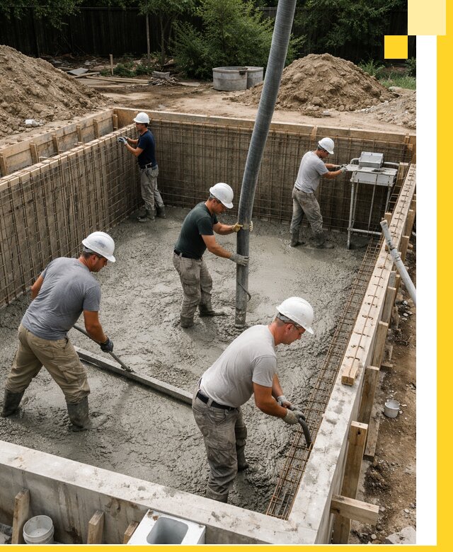 Строительство бетонных бассейнов под ключ в Геленджике