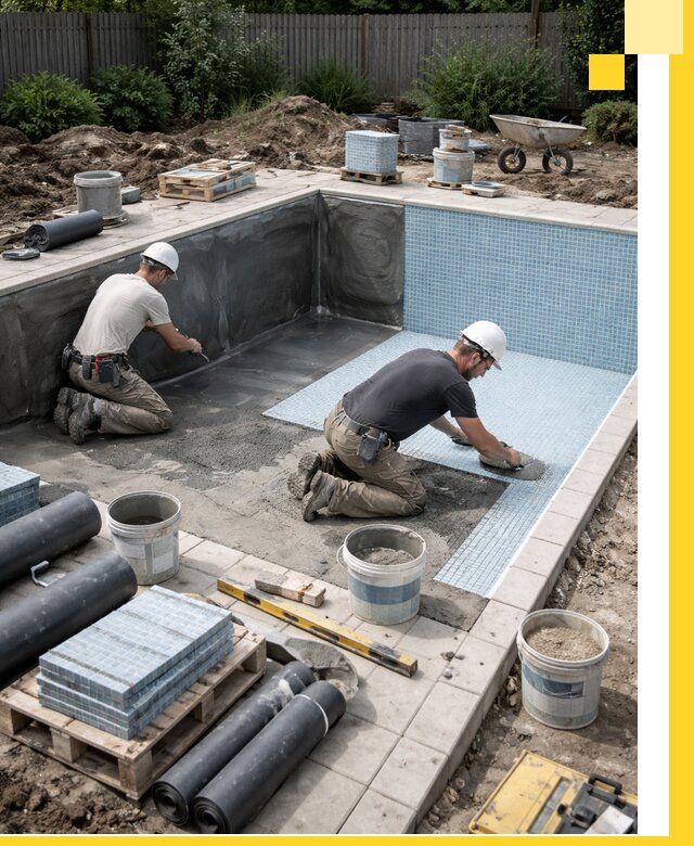 Проектирование и строительство стационарных бассейнов в Геленджике