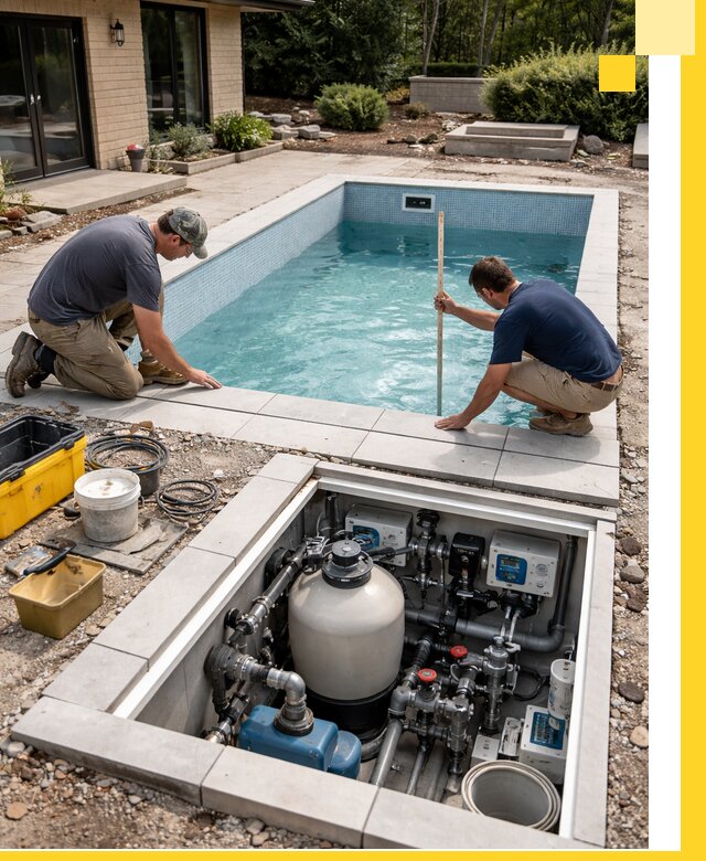 Строительство качественных домашних бассейнов под ключ в Геленджике