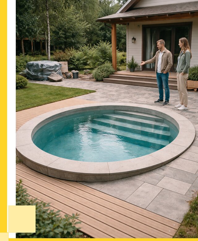 Бассейн на даче под ключ в Геленджике от 207880 р., ЭриданГлн