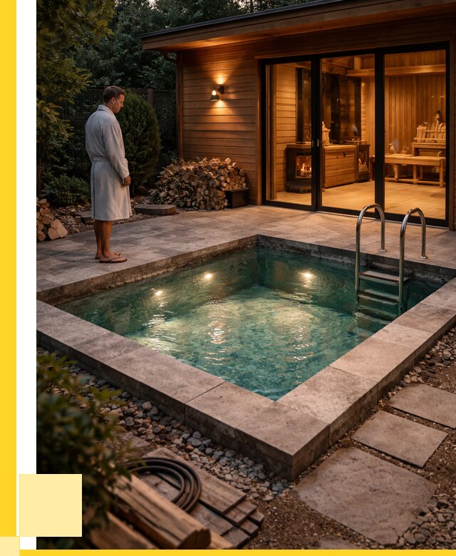 Бани с бассейном под ключ в Геленджике от 98743 р. | ЭриданГлн