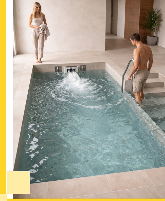 Бассейн с противотоком в Геленджике от 259850 р. | ЭриданГлн