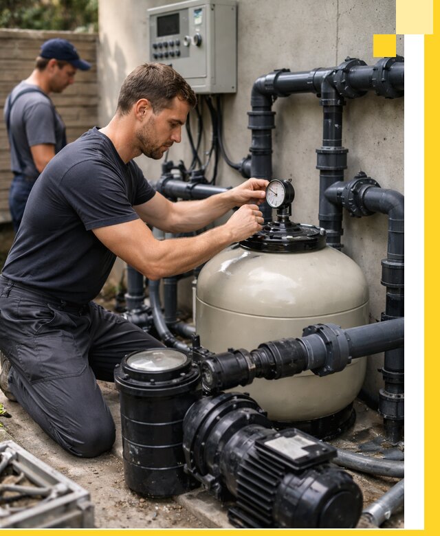 Поставка и монтаж фильтровального оборудования для бассейнов в Геленджике