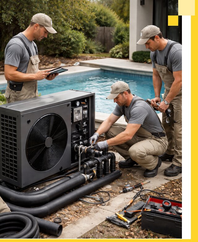 Проектирование и установка тепловых насосов для бассейнов в Геленджике