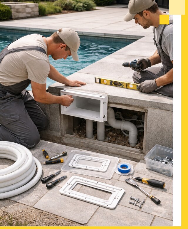 Поставка и установка скиммеров для бассейнов в Геленджике