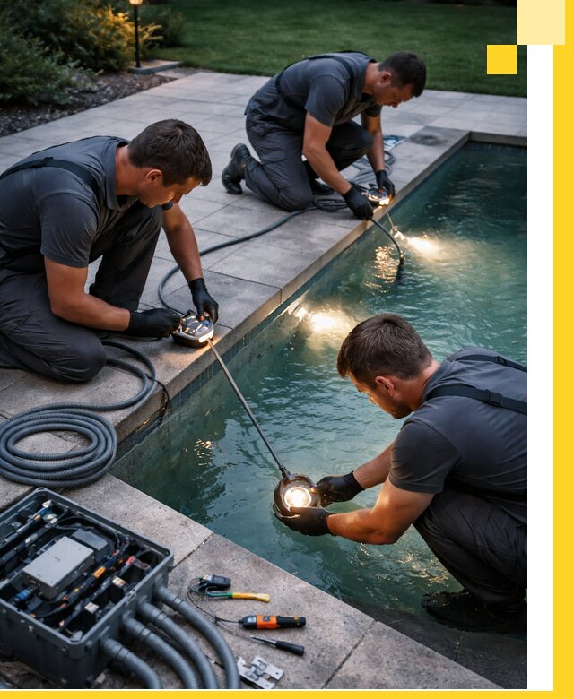 Профессиональное освещение бассейнов в Геленджике: дизайн и монтаж