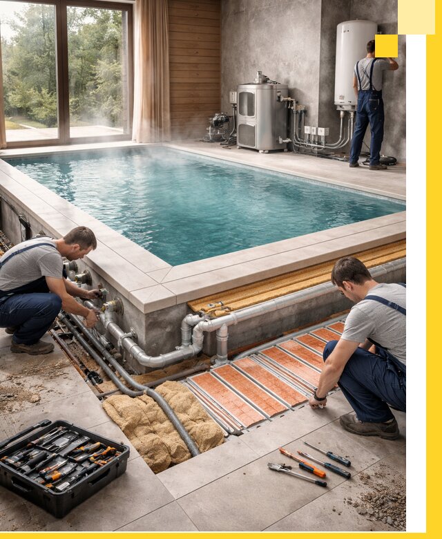 Проектирование и строительство тёплых бассейнов в Геленджике