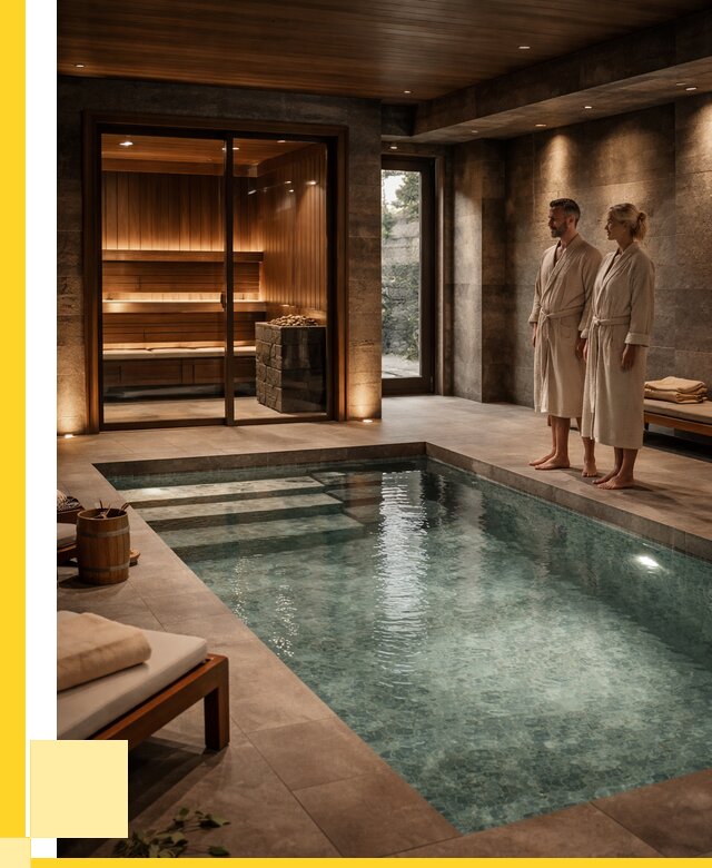 Сауна с большим бассейном в Геленджике от 1247280 р. ЭриданГлн