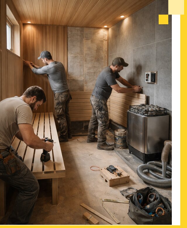 Сауны под ключ в Геленджике, проектирование, строительство, отделка