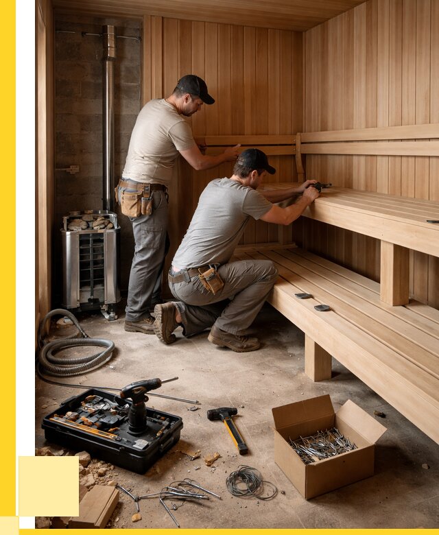 Монтаж саун под ключ в Геленджике от 124728 р. | ЭриданГлн
