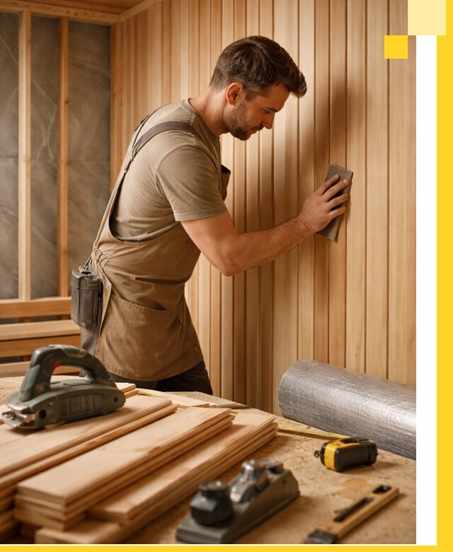 Профессиональная отделка саун и парных под ключ в Геленджике