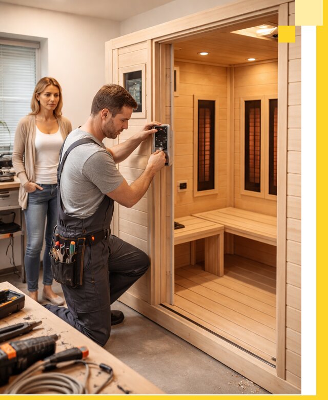 Инфракрасные сауны под ключ в Геленджике продажа и установка