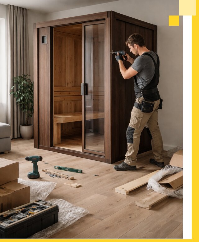 Установка и производство мини саун под ключ в Геленджике