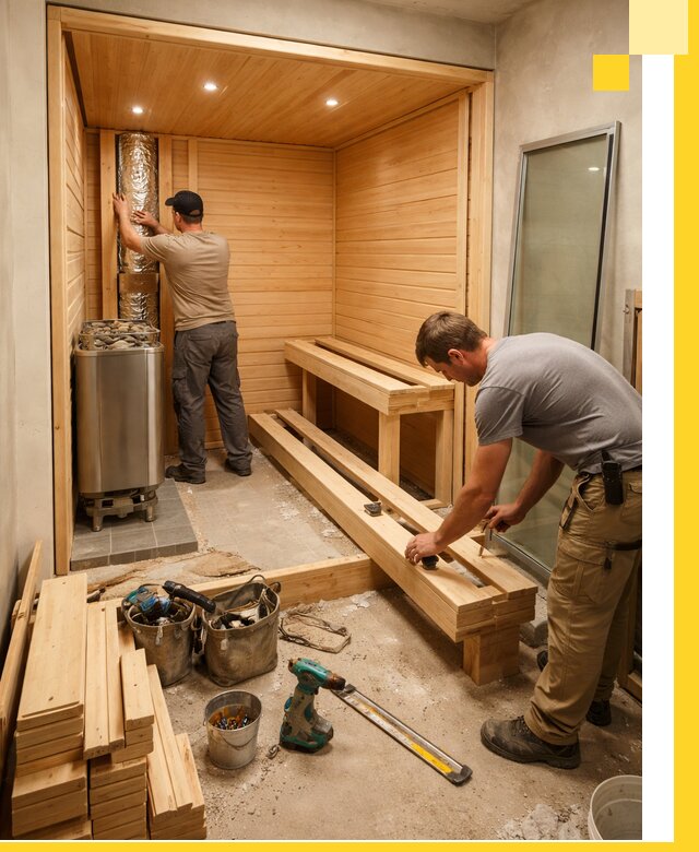 Проектирование и установка домашних саун под ключ в Геленджике