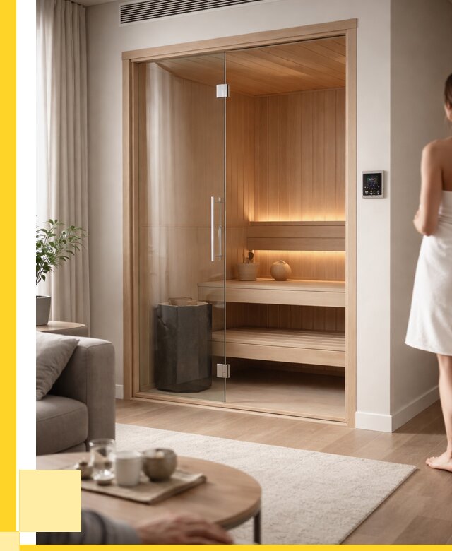 Сауна в квартире под ключ в Геленджике от 124728 р. ЭриданГлн