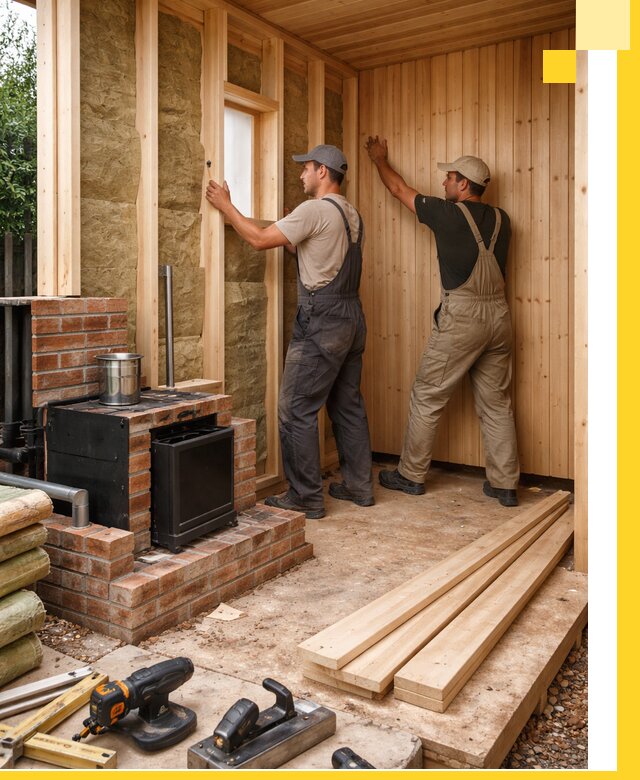 Строительство и установка дачных саун под ключ в Геленджике