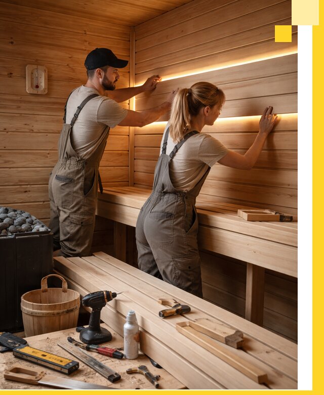 Дизайн саун и бань под ключ с индивидуальным проектом в Геленджике