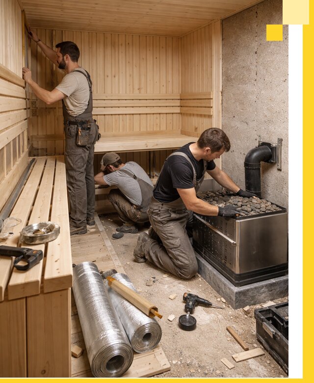 Индивидуальные сауны на заказ в Геленджике под ключ, проект и монтаж