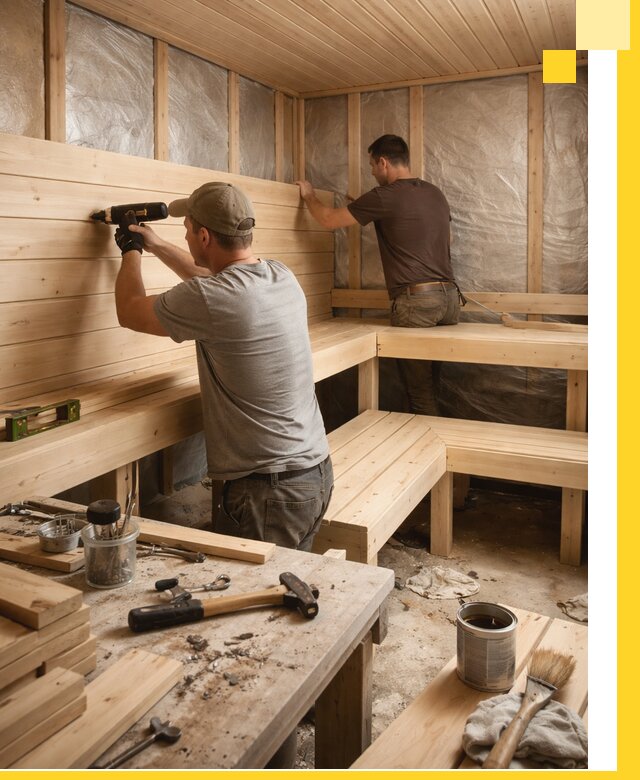 Профессиональная отделка бань и саун под ключ в Геленджике