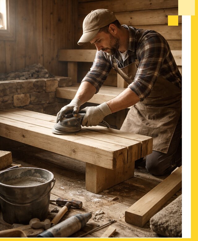 Ремонт бань под ключ в Геленджике с гарантией качества и сроков