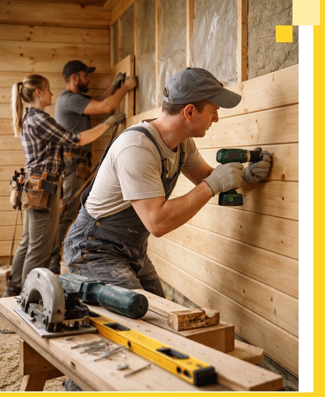 Обшивка бань под ключ в Геленджике: отделка стен и потолков