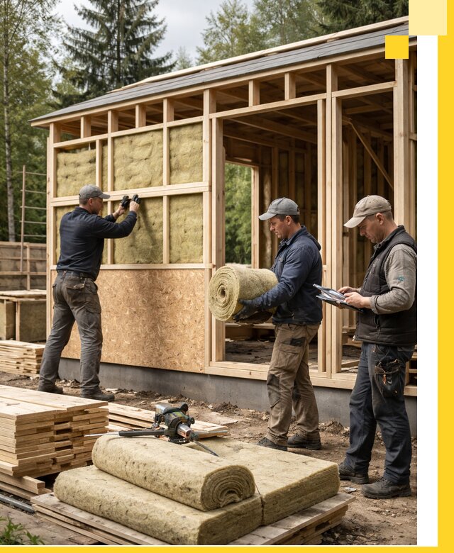 Проектирование и строительство каркасных бань в Геленджике под ключ