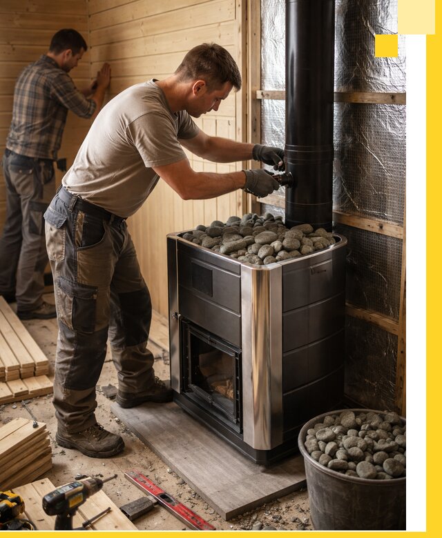 Проектирование и строительство парилок для бани в Геленджике под ключ