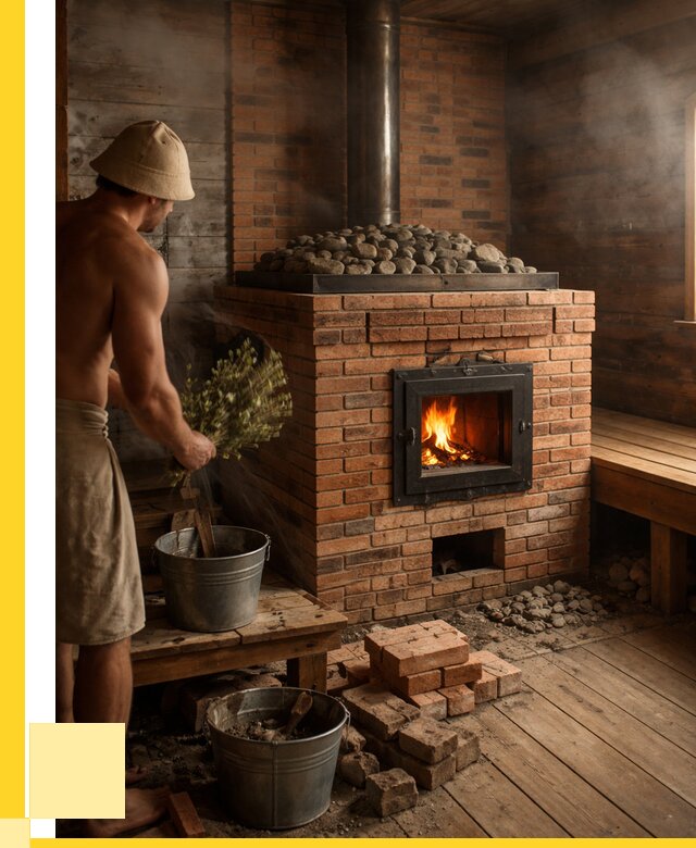 Кирпичные банные печи в Геленджике от 93546 р. | ЭриданГлн