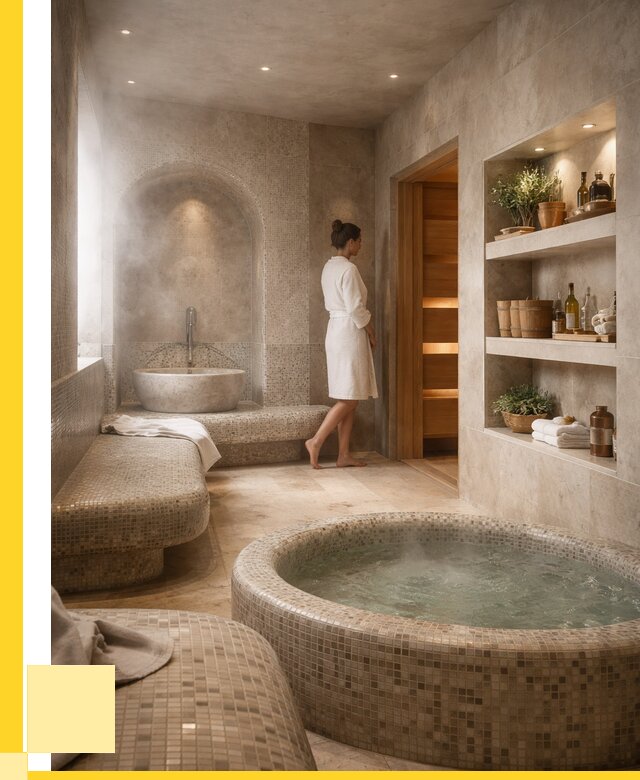 Строительство бани с хамамом в Геленджике от 779550 р. | ЭриданГлн