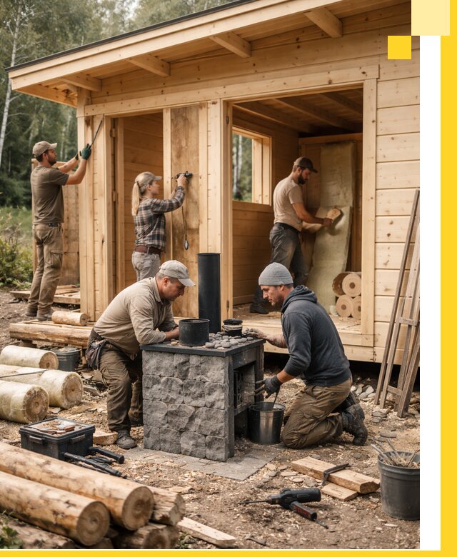 Купить баню под ключ в Геленджике строительство монтаж отделка