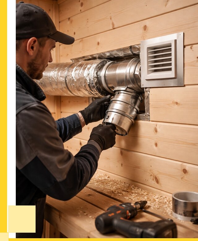 Монтаж вентиляции бани в Геленджике от 12473 р. | ЭриданГлн